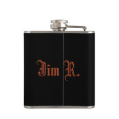 Abstracte gitaar heupfles (Achterkant)