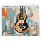 Abstracte gitaar Waterverf Kalender (Hoes)