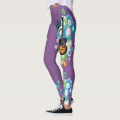 Abstracte gitaarLeggings Leggings (Links)