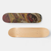 Abstracte Gitarist II Persoonlijk Skateboard (Horizontaal)