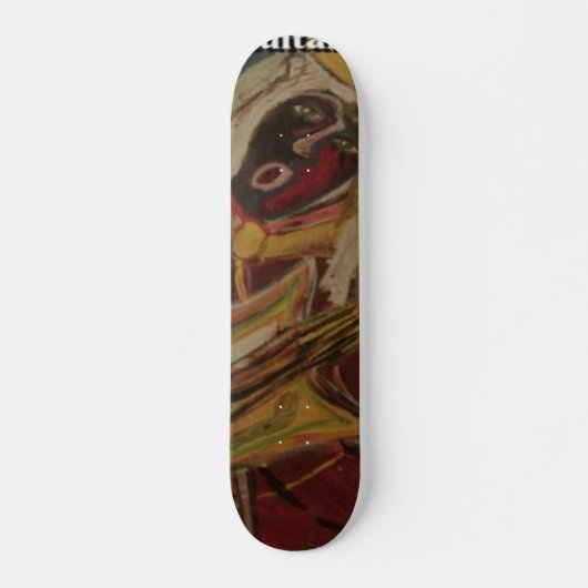Abstracte Gitarist II Persoonlijk Skateboard (Voorkant)