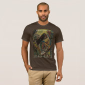 Abstracte Gitarist III T-shirt (Voorkant volledig)