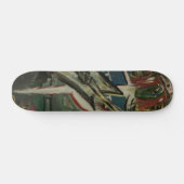 Abstracte Gitarist Persoonlijk Skateboard (Horizontaal)