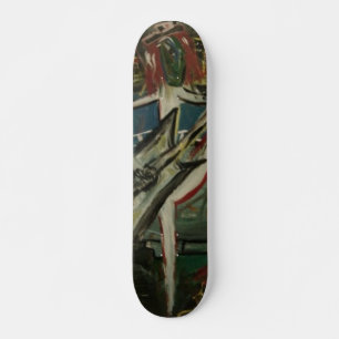 Abstracte Gitarist Persoonlijk Skateboard