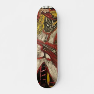 Abstracte Gitarist VII Skateboard