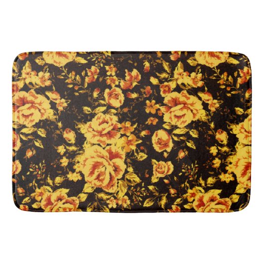 Abstracte glans van de florale glans badmat (Voorkant)