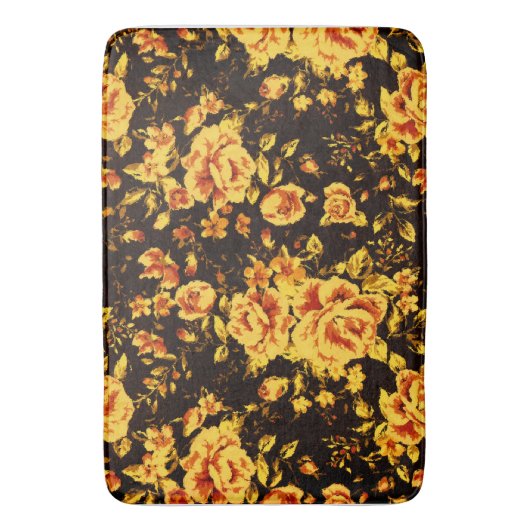 Abstracte glans van de florale glans badmat (Voorkant Verticaal)