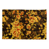 Abstracte glans van de florale glans kussensloop (Achterkant)