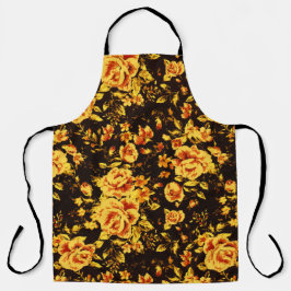 Abstracte glans van de florale glans schort