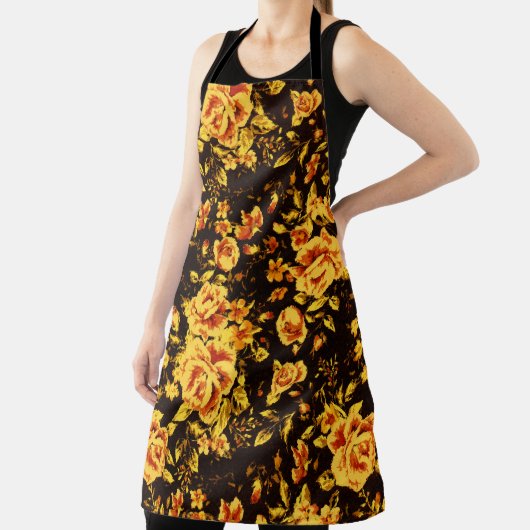 Abstracte glans van de florale glans schort (Insitu)