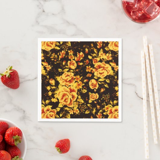 Abstracte glans van de florale glans servet (Insitu)