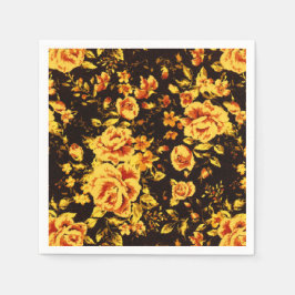 Abstracte glans van de florale glans servet