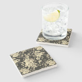 Abstracte  glans van de glans stenen onderzetter (Zijkant)