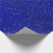 Abstracte glanzend blauwe achtergrond cadeaupapier (Hoek)