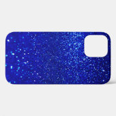 Abstracte glanzend blauwe achtergrond Case-Mate iPhone case (Achterkant (horizontaal))