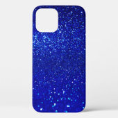 Abstracte glanzend blauwe achtergrond Case-Mate iPhone case (Achterkant)