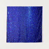 Abstracte glanzend blauwe achtergrond wandkleed (Voorkant (horizontaal))