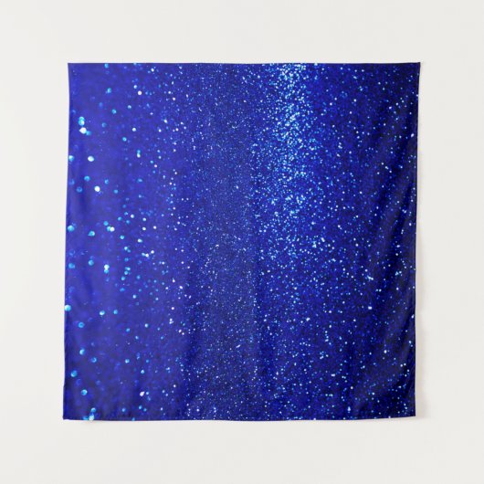 Abstracte glanzend blauwe achtergrond wandkleed (Voorkant (horizontaal))