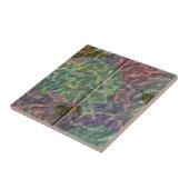 Abstracte Glanzende Tegels Tegeltje (Zijkant)