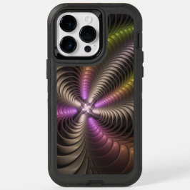 Abstracte glanzende Trippy Kleurrijke 3D Fractal A