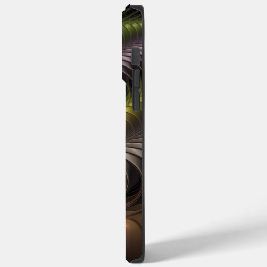 Abstracte glanzende Trippy Kleurrijke 3D Fractal A Case-Mate iPhone Case (Achterkant / Links)