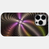 Abstracte glanzende Trippy Kleurrijke 3D Fractal A Case-Mate iPhone Case (Achterkant (horizontaal))