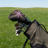 Abstracte glanzende Trippy Kleurrijke 3D Fractal A Golfheadcover (Insitu)