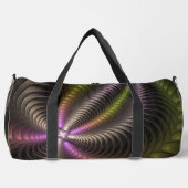 Abstracte glanzende Trippy Kleurrijke 3D Fractal A Plunjezak (Voorkant)