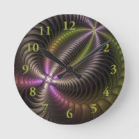 Abstracte glanzende Trippy Kleurrijke 3D Fractal A