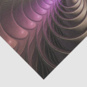 Abstracte glanzende Trippy Kleurrijke 3D Fractal A Tissuepapier (Detail)