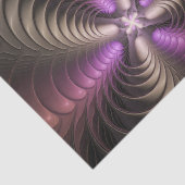 Abstracte glanzende Trippy Kleurrijke 3D Fractal A Tissuepapier (Detail)