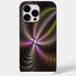 Abstracte glanzende trippy kleurrijke 3D fractale  Case-Mate iPhone 14 Pro Max Hoesje
