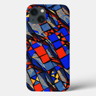 Abstracte Glas-in-Lood Stijl  Case-Mate iPhone Case
