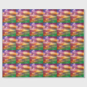 Abstracte glitch: textuur van testscherm cadeaupapier (Vlak)