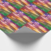 Abstracte glitch: textuur van testscherm cadeaupapier (Hoek)