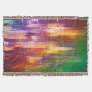 Abstracte glitch: textuur van testscherm deken