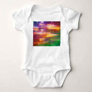 Abstracte glitch: textuur van testscherm romper