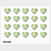 Abstracte Glitter Angel Hart Sticker (Vel)