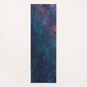 Abstracte Glitter Galaxy Verfpatroon Yogamat (Voorkant)