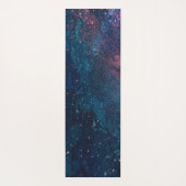 Abstracte Glitter Galaxy Verfpatroon Yogamat (Achterkant)