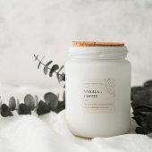 Abstracte Glitter Ivory Gold Waterverf-kaars Vierkante Sticker