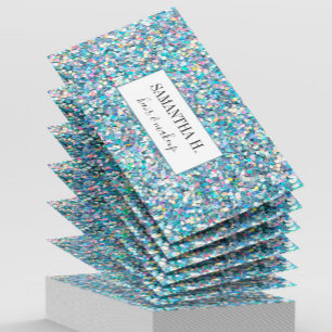 Abstracte Glitter Makeup Hair Lashes Nails Artist Visitekaartje