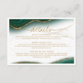 Abstracte Glitter Strata-gegevens WAT Gr ID903 Informatiekaartje (Achterkant)