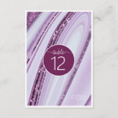 Abstracte Glitter Strata-tabelnummer plum ID903 Kaart (Achterkant)