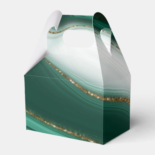 Abstracte Glitter Strata Wedding Bedankt V2 Gr ID9 Bedankdoosjes (Achterkant)