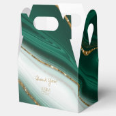 Abstracte Glitter Strata Wedding Bedankt V2 Gr ID9 Bedankdoosjes (Geopend)