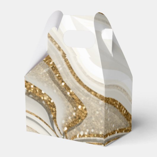 Abstracte Glitter Strata Wedding Bedankt V2 IV ID9 Bedankdoosjes (Achterkant)