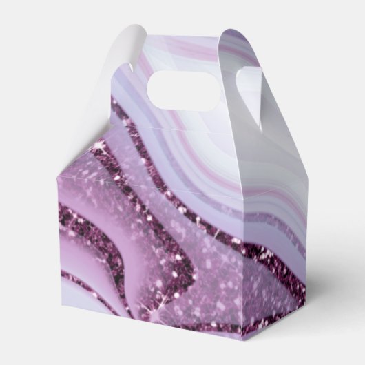 Abstracte Glitter Strata Wedding Bedankt V2 Llc ID Bedankdoosjes (Achterkant)