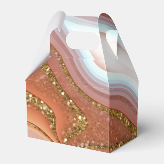 Abstracte Glitter Strata Wedding Bedankt V2 SW ID9 Bedankdoosjes (Achterkant)