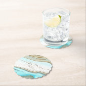 Abstracte Glitter Strata Wedding Cheers ID903 Kartonnen Onderzetters (Insitu)